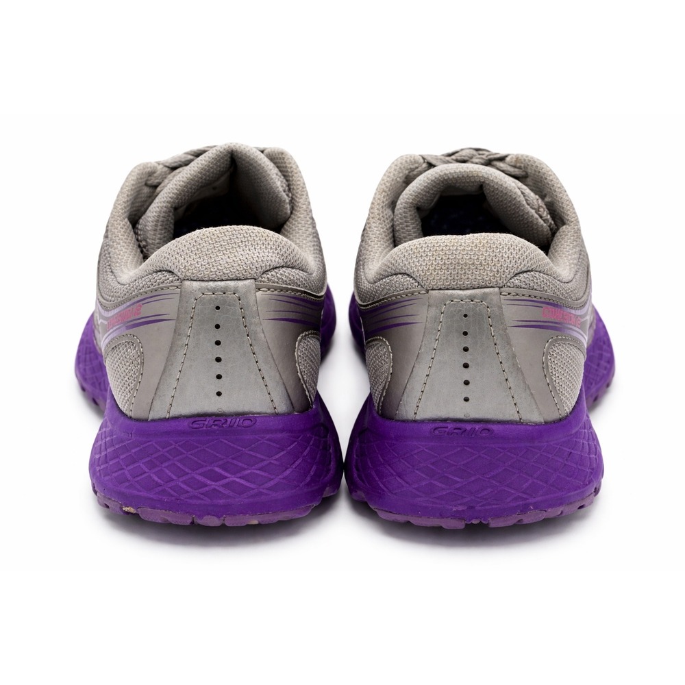 Saucony Running Shoes Women's 8.5 Grey Purple Pink Athletic Sneakers - Picture 3 of 9